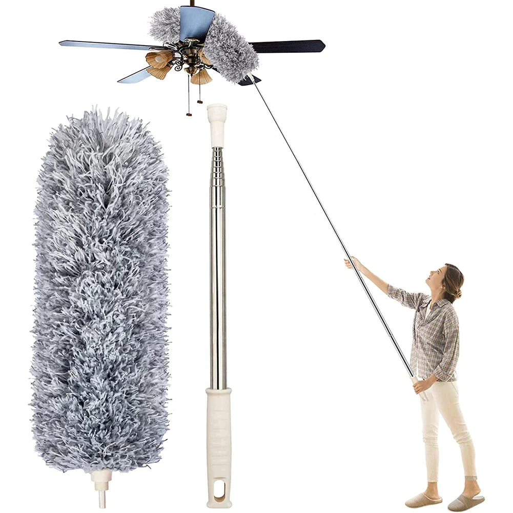 DustEase - Flexibele intrekbare stofdoek voor moeiteloze reiniging