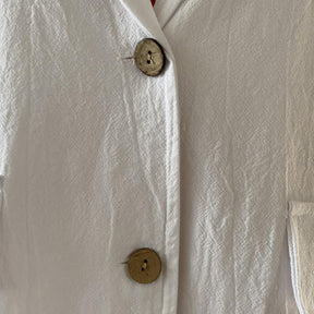 Lina - Relaxte blazer met oprolmouwen