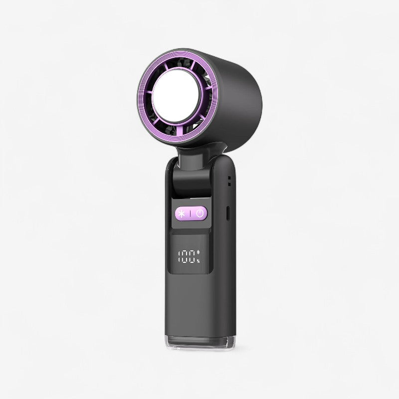 ChillMax – Opvouwbare Draagbare Ventilator met LED-Display en Oplaadbare Batterij