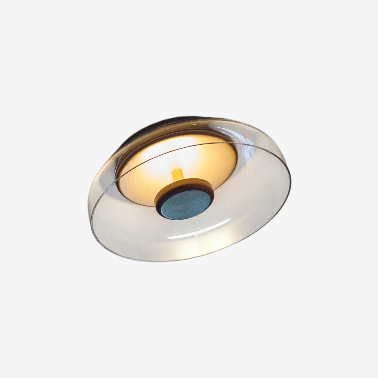 LumiGlass – Glazen Plafondlamp met Geïntegreerde LED