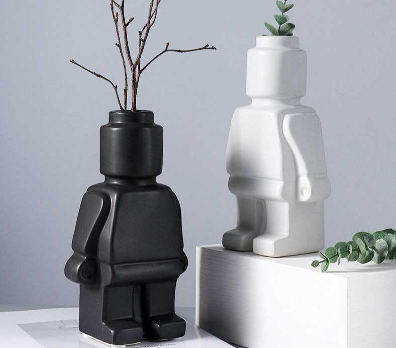 VibeJoy - Moderne Dekoratie Roboterblumenvaas