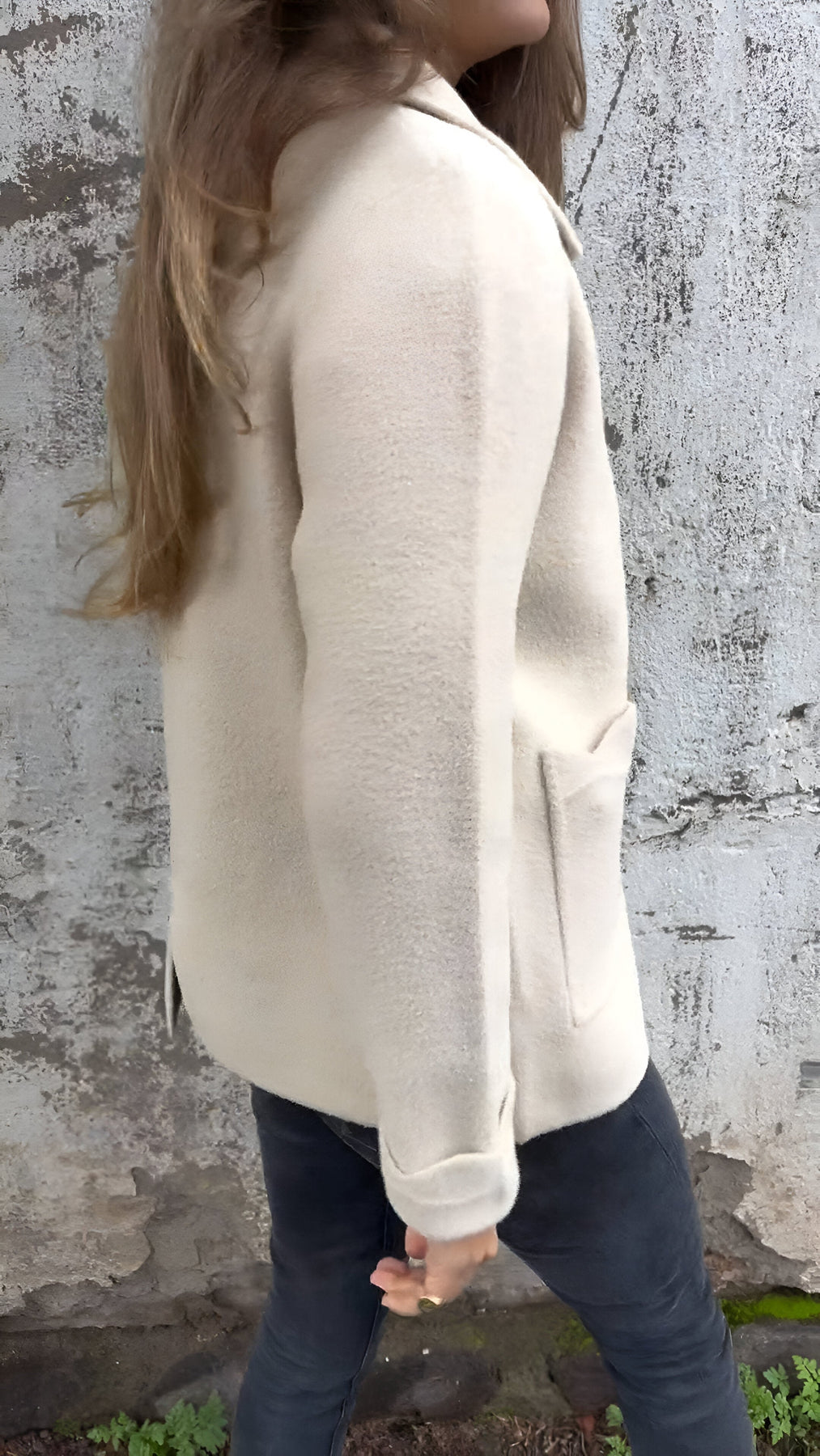 Sophia - Moderne jas met rits, elegante kraag en functionele zakken