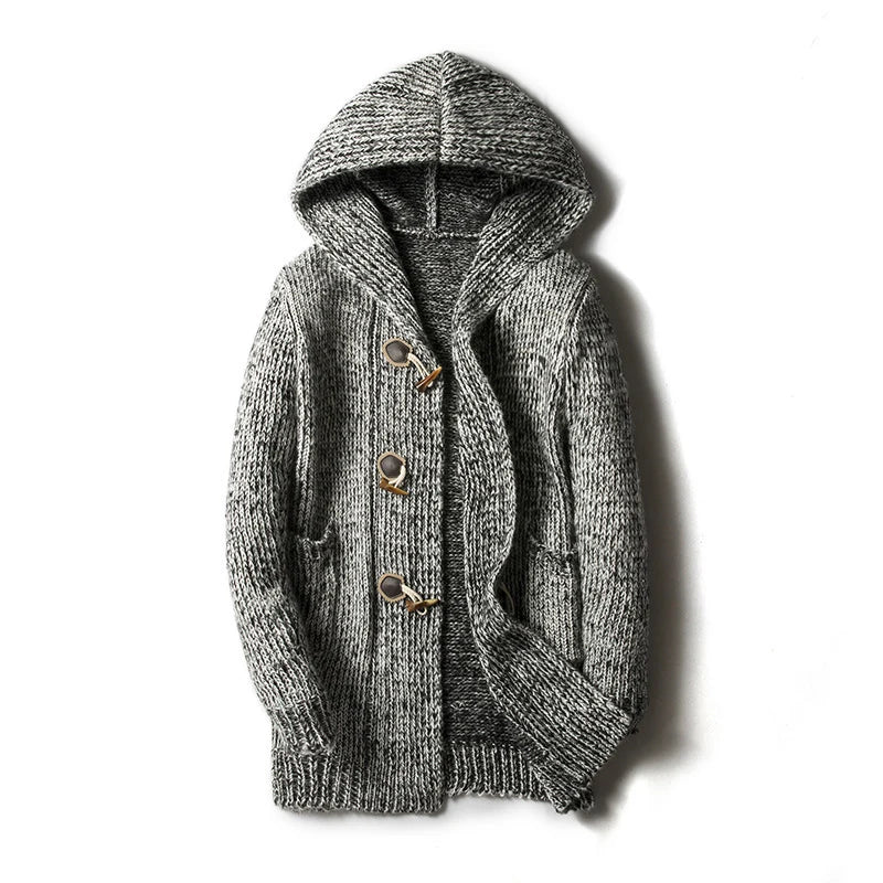 Luisa - Comfortabel jack met capuchon en tijdloze knoopstijl