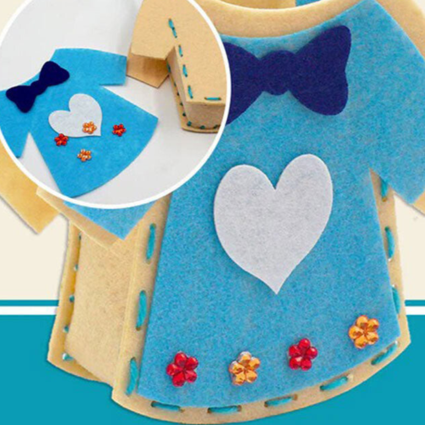 FunStitch - DIY kindertassen met eenvoudig naaien en lijmen
