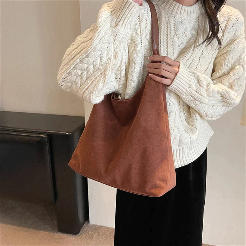 Ursula - Casual Bucket Shoulder Bag voor dagelijks gebruik met verstelbare band