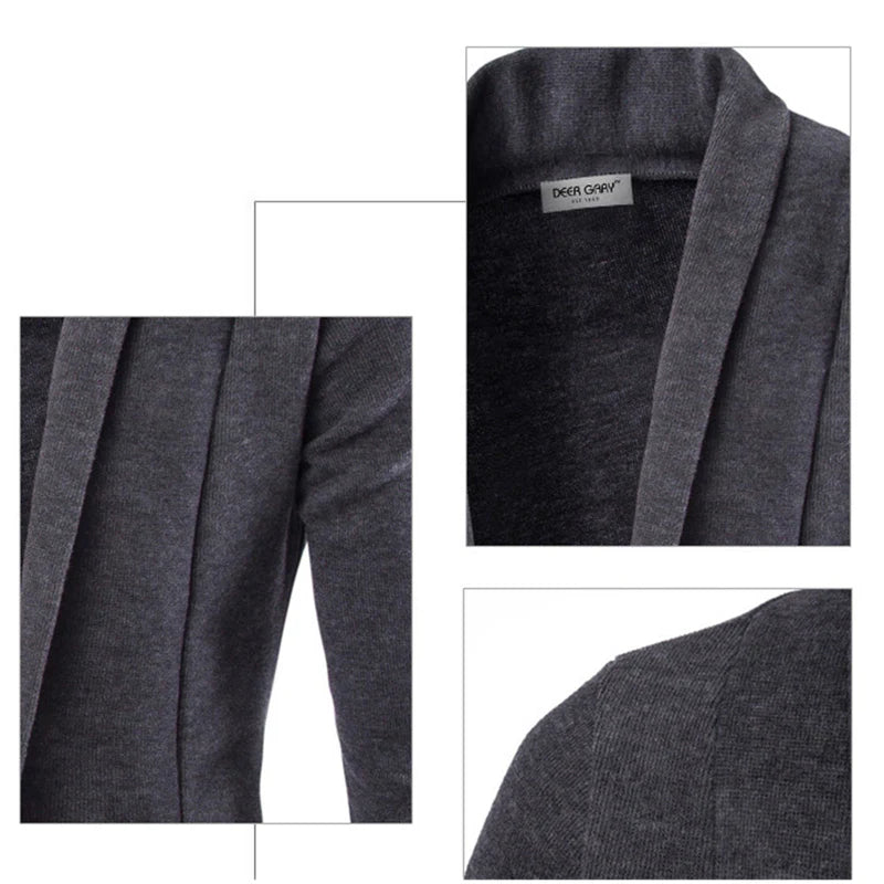 Ethan - Stijlvolle open blazer met lange mouwen voor een ontspannen look