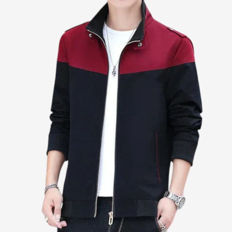 Brandon - Bomberjack met Lange Mouwen Rits en Zijzakken