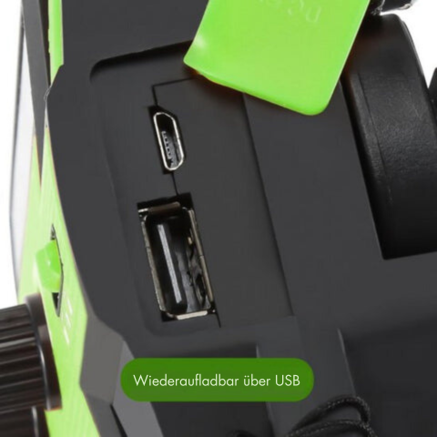 TerraVolt - Solar-powered radio en powerbank voor noodgevallen