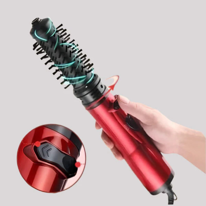 StyleEase – 2-in-1 Föhn en Volumeborstel met Verwisselbare Opzetstukken
