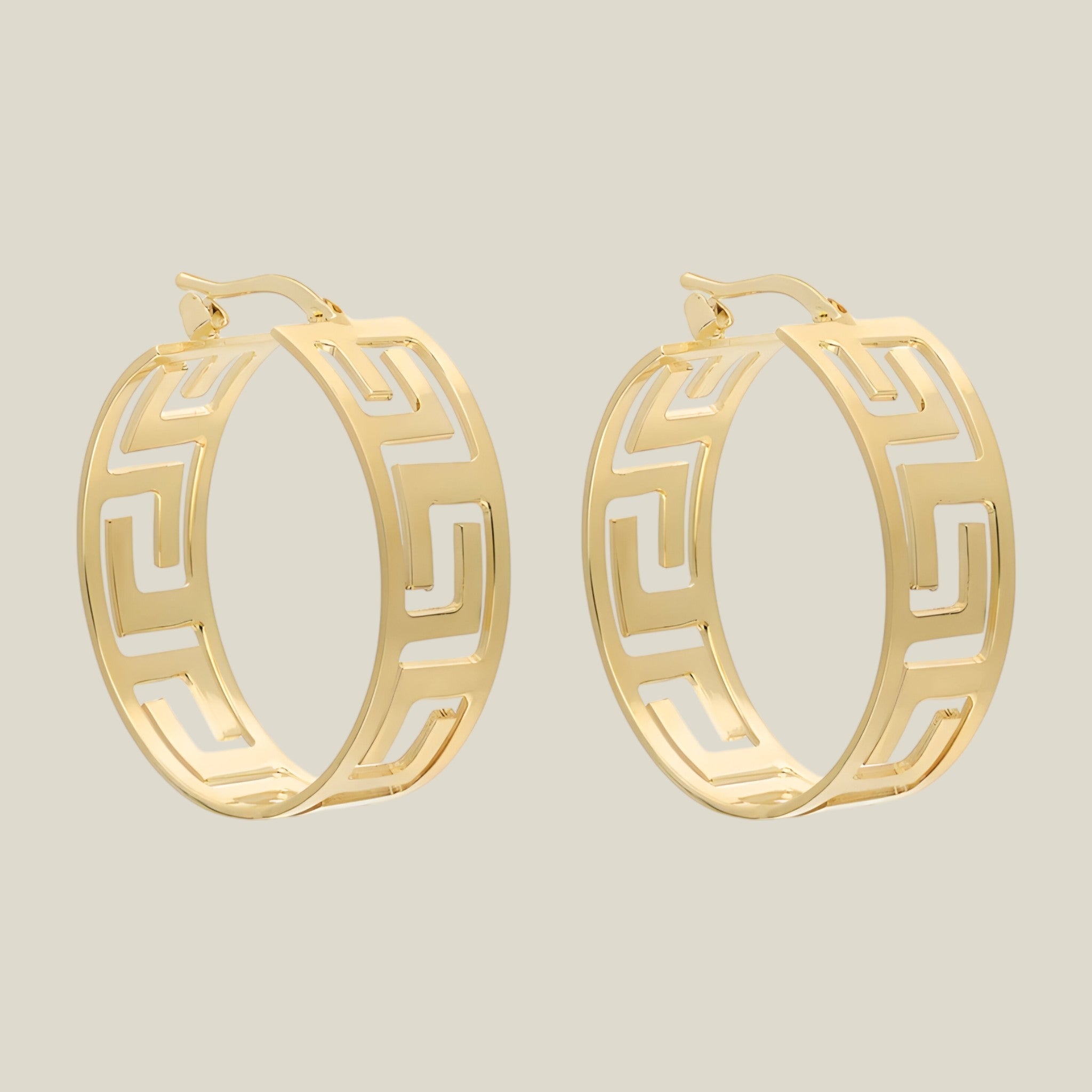 Emily - Tijdloze Elegantie Oorbellen met Sierlijk Grieks Geïnspireerd Ontwerp