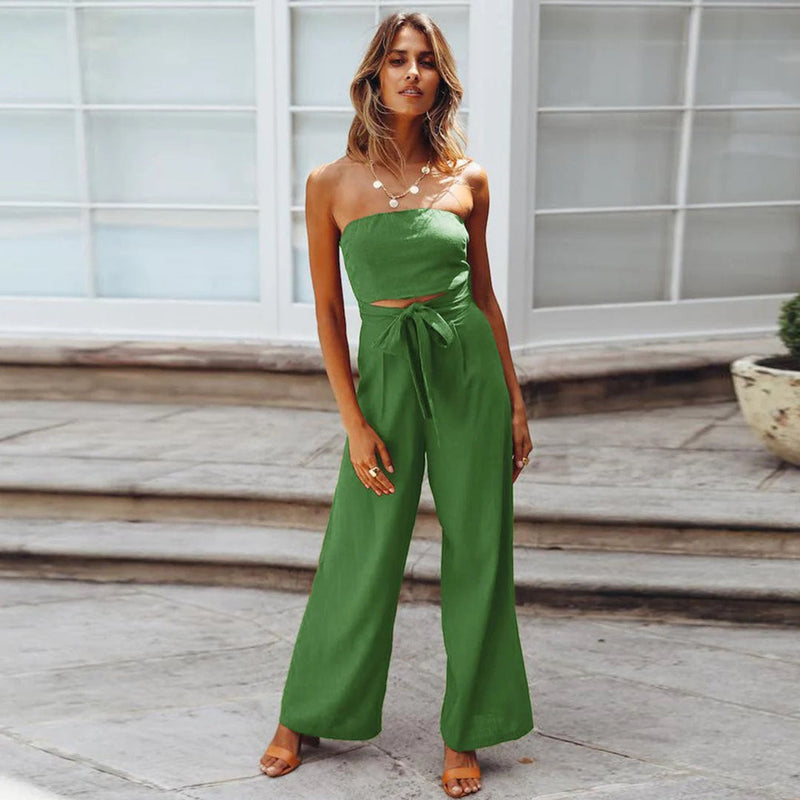 Lia - Elegante jumpsuit met verstelbare taille