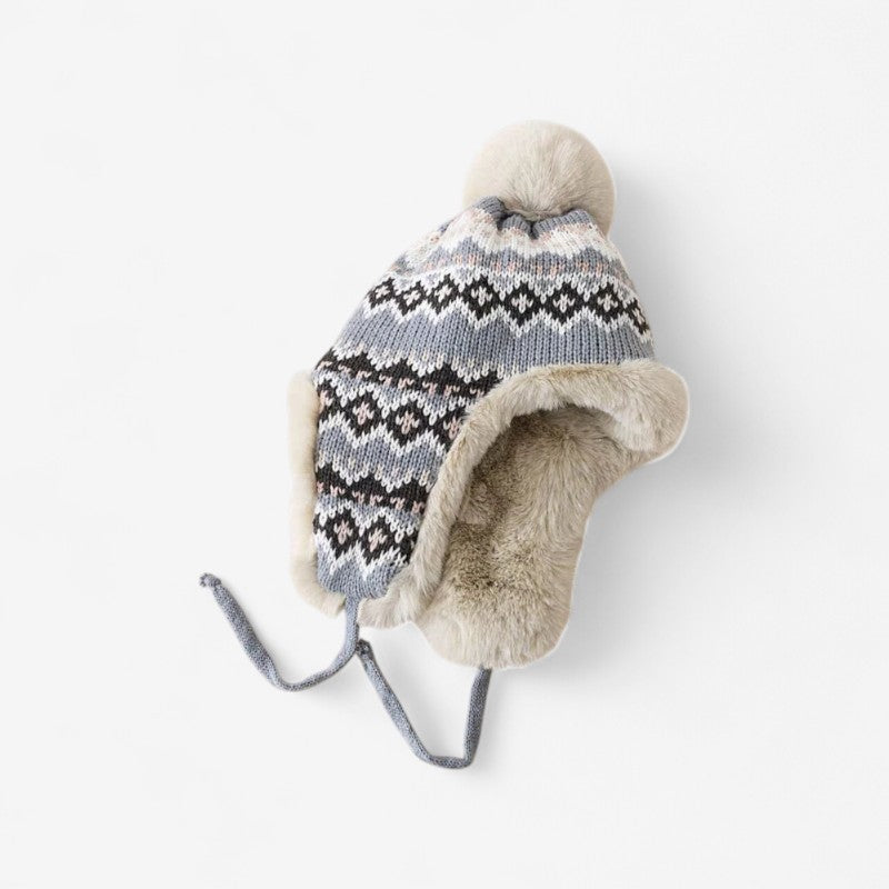 Alina - Trapper Hoed met Oorflappen en Koordsluiting