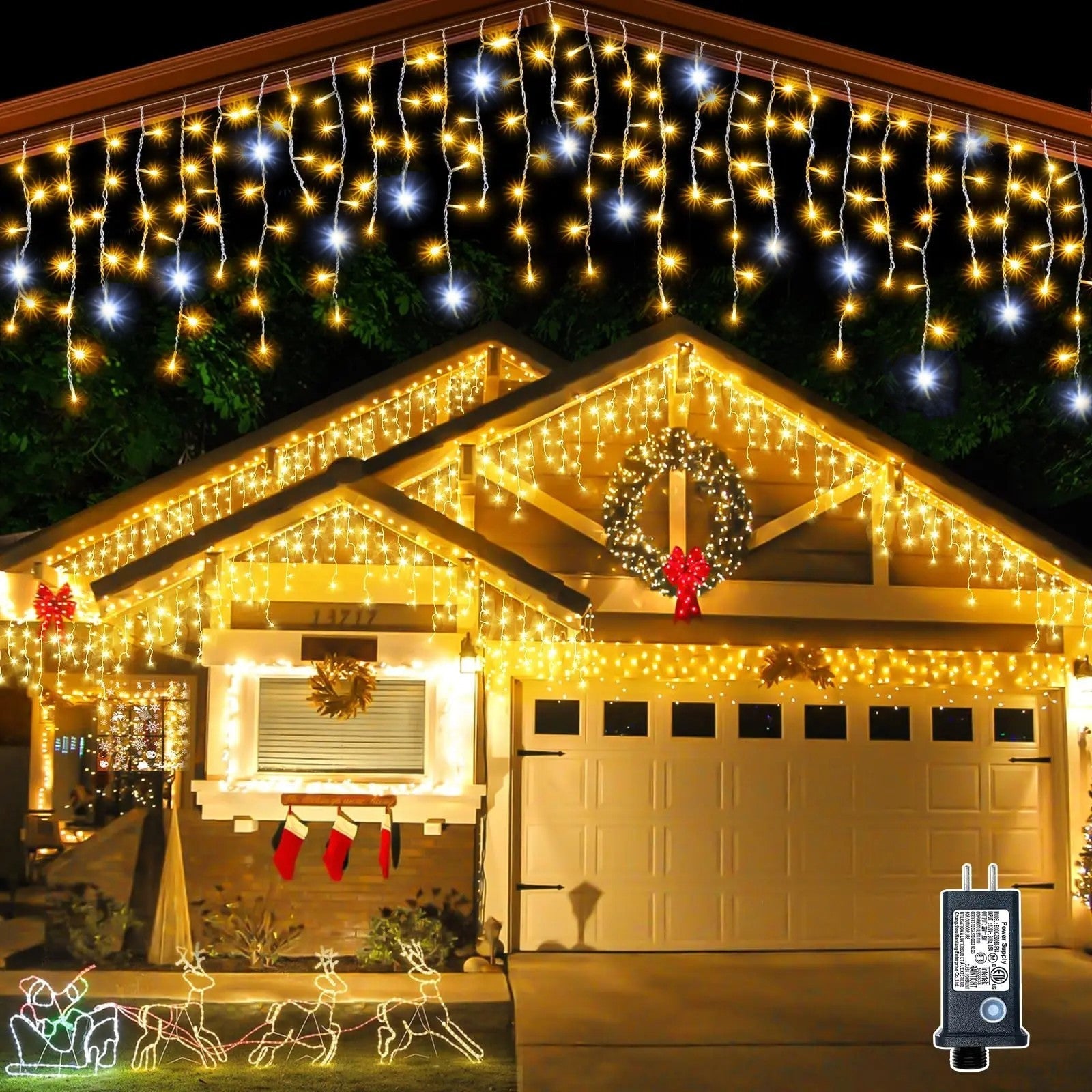 XmasCurtain - Weerbestendige LED-buitenverlichting voor tuin en balkon
