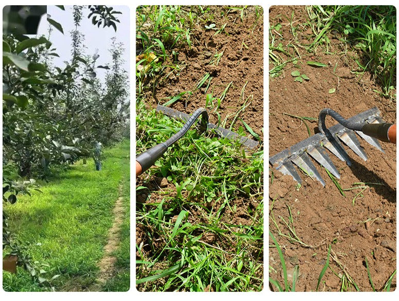 GardenGlide – Robuuste stalen wiedschaar met scherpe tanden voor moeiteloos tuinonderhoud