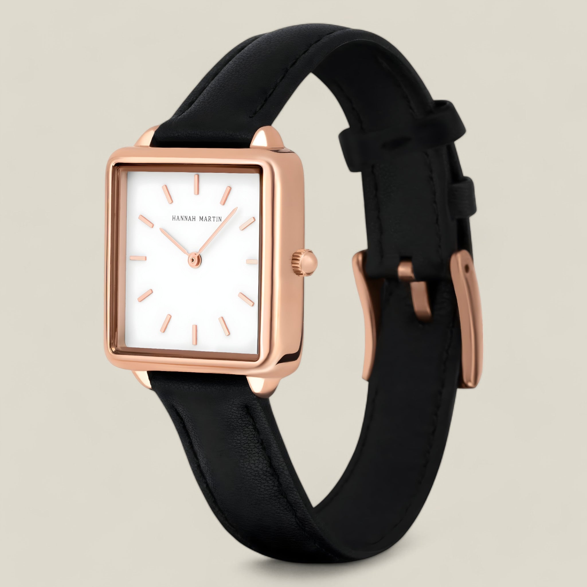 Dani - Vierkant horloge met elegant ontwerp en stijlvolle band voor een verfijnde look