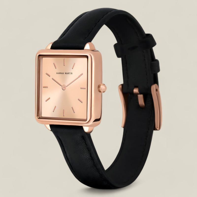 Clara - Tijdloos vierkant horloge met elegant ontwerp voor veelzijdige styling