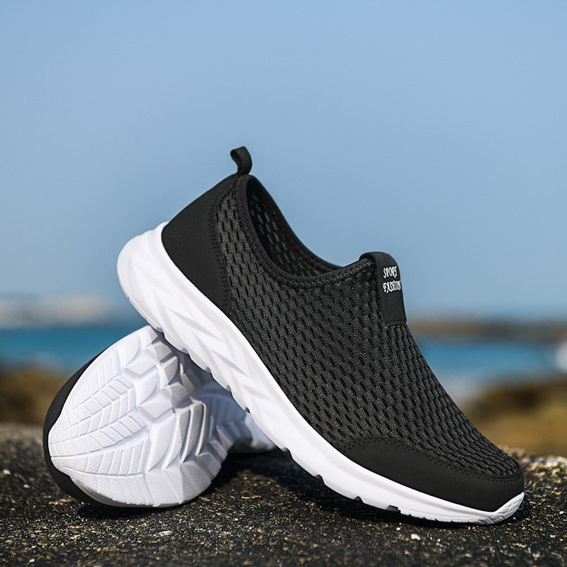 James – Klassieke lichtgewicht sneakers met een ademend design en veilige pasvorm
