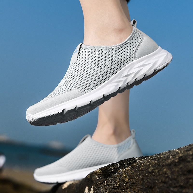 James – Klassieke lichtgewicht sneakers met een ademend design en veilige pasvorm