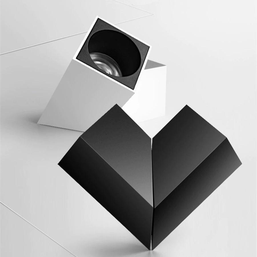 CubeGlow - Verstelbare vierkante downlight voor dynamische verlichting