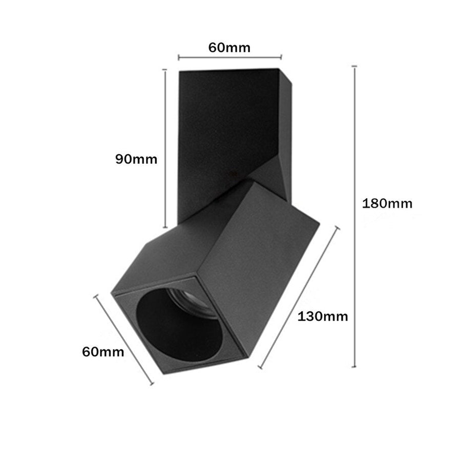 CubeGlow - Verstelbare vierkante downlight voor dynamische verlichting