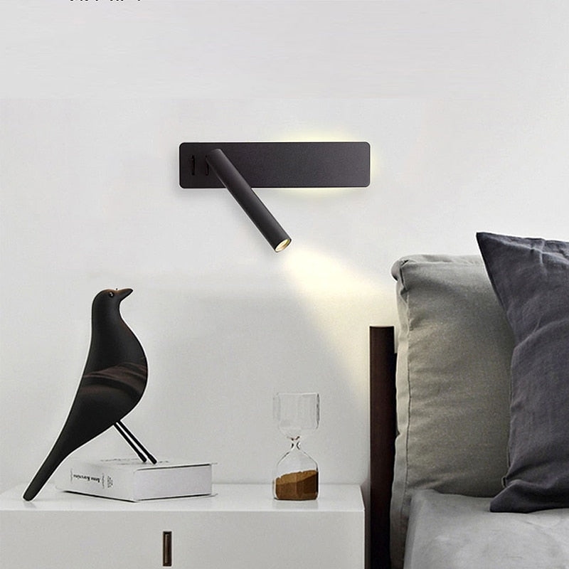 FlexGlow – LED Wandlamp met Verstelbaar Hoofd en Basisverlichting
