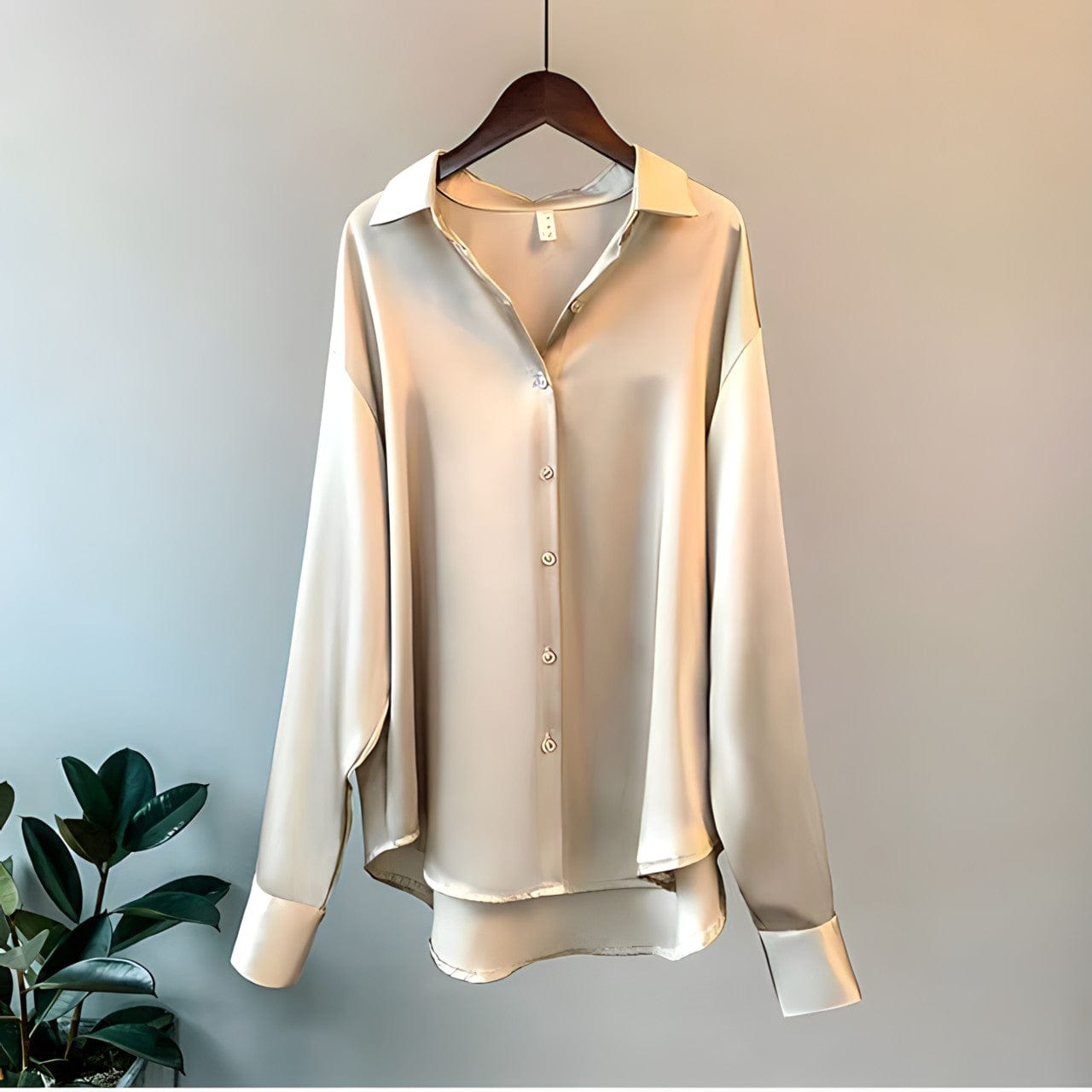Nora - Veelzijdige Zijden Top Voor Moderne Elegantie