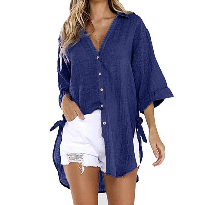 Sophie -  Flatterende button-down met eigentijdse details