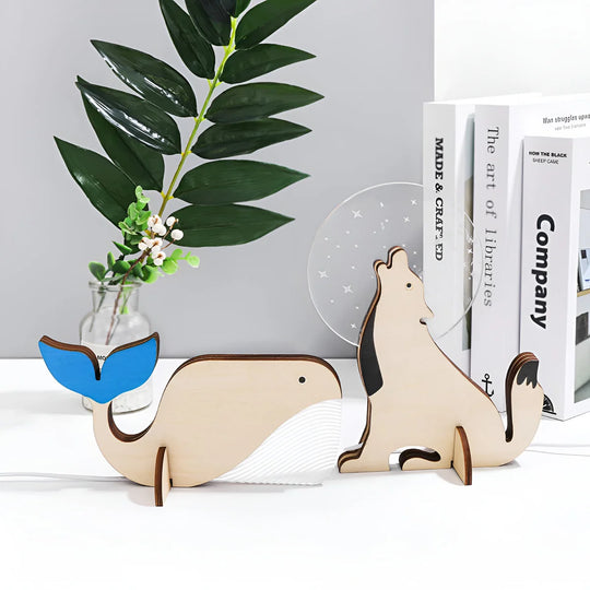GlowTales - Kalmerende LED-lamp met grillige dierenmotieven