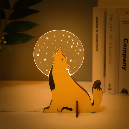 GlowTales - Kalmerende LED-lamp met grillige dierenmotieven