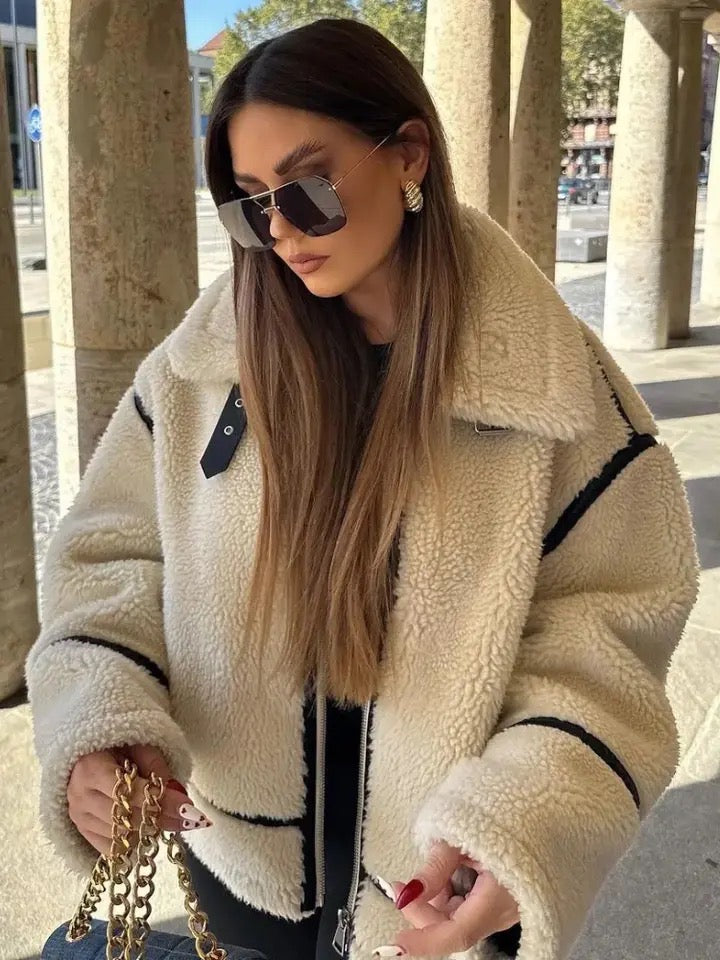 Naomi - Veelzijdige Teddy-Jas Voor Moderne Mode