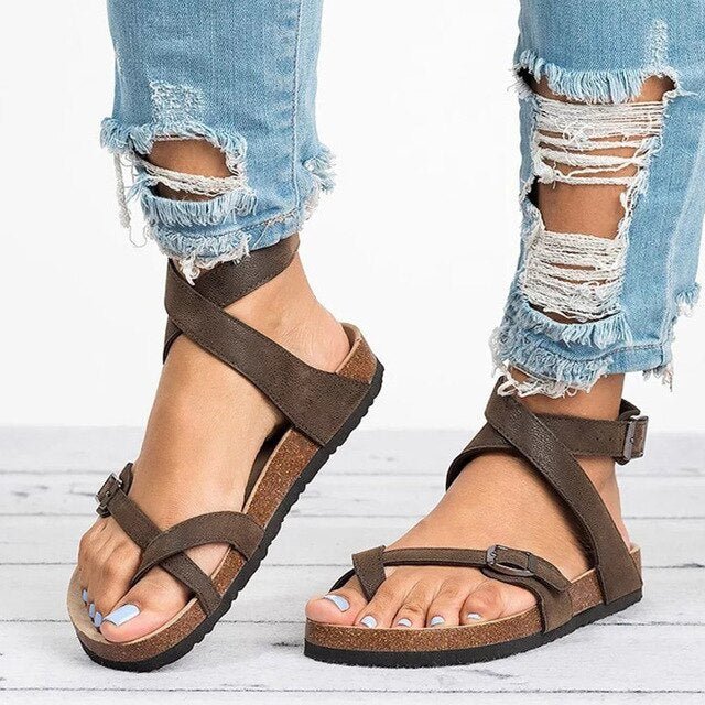 Ilysia - Sandalen met duurzaam vakmanschap en verstelbare riem