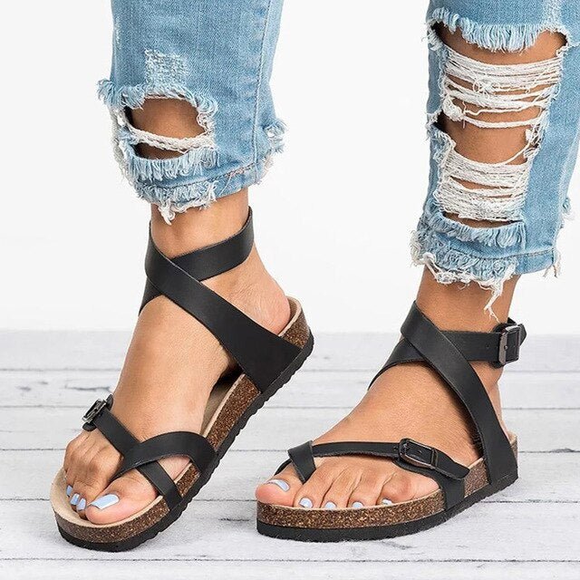 Ilysia - Sandalen met duurzaam vakmanschap en verstelbare riem