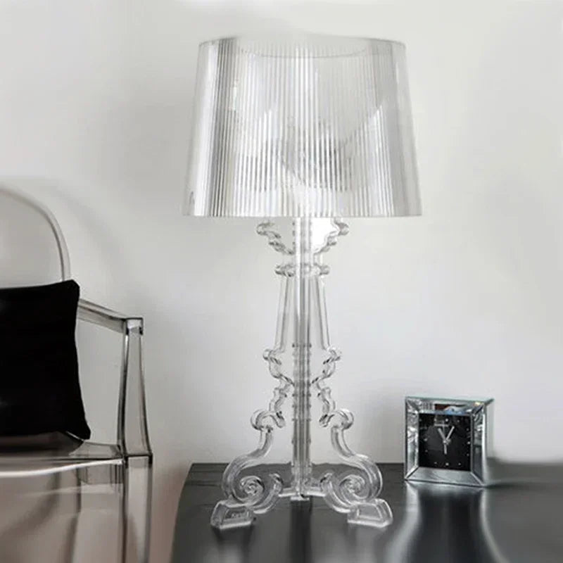 RegalGlow - Luxe afgewerkte Bourgie tafellamp met sfeerlicht