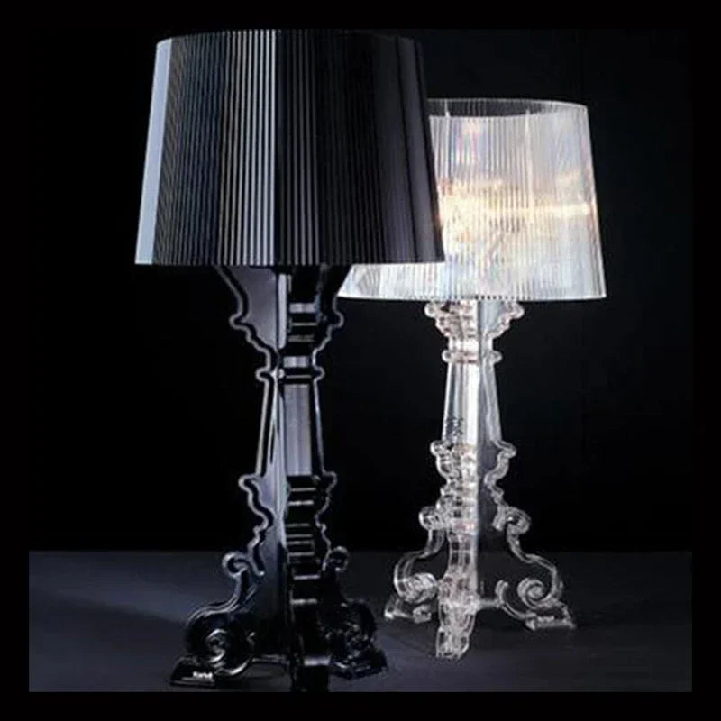 RegalGlow - Luxe afgewerkte Bourgie tafellamp met sfeerlicht