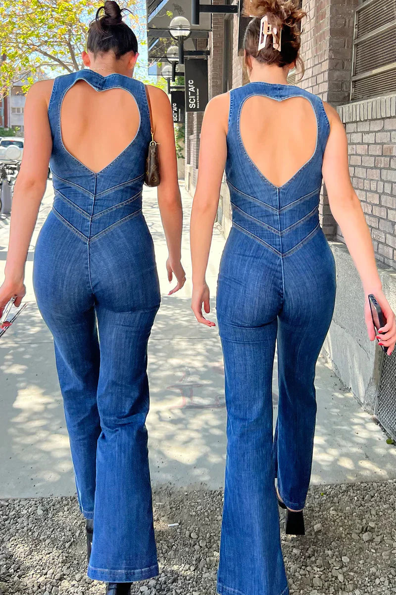 EleganceCharm™ - Chic Jumpsuit Met Korseteffect