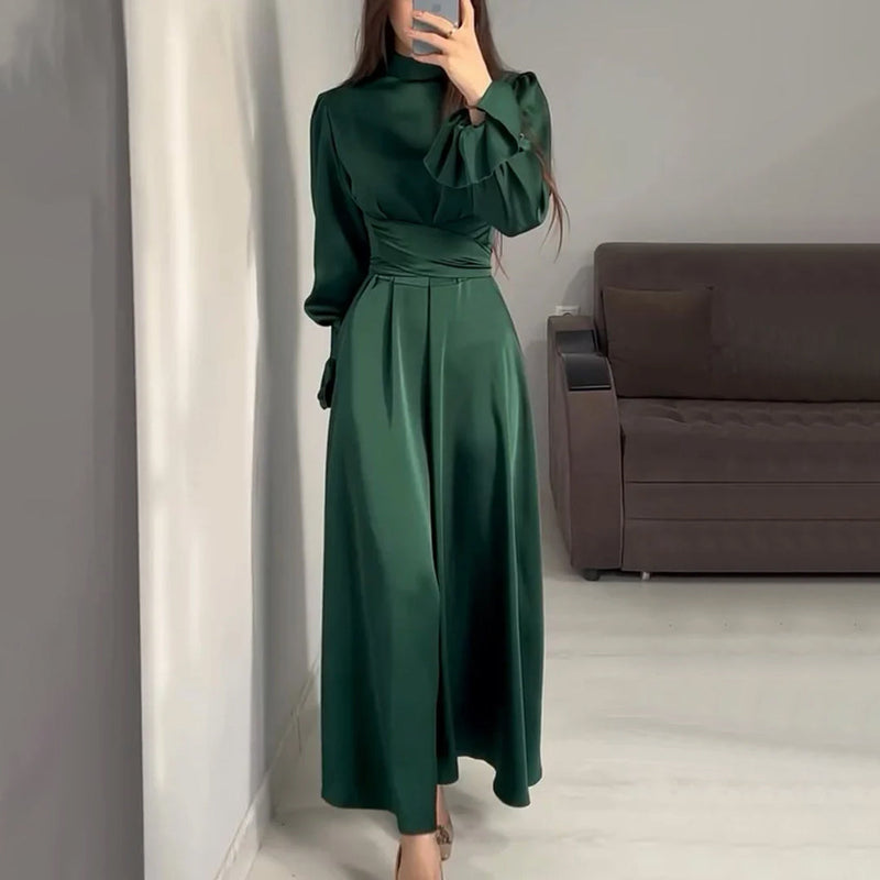 Emma – Maxi jurk met lange mouwen en vloeiend silhouet