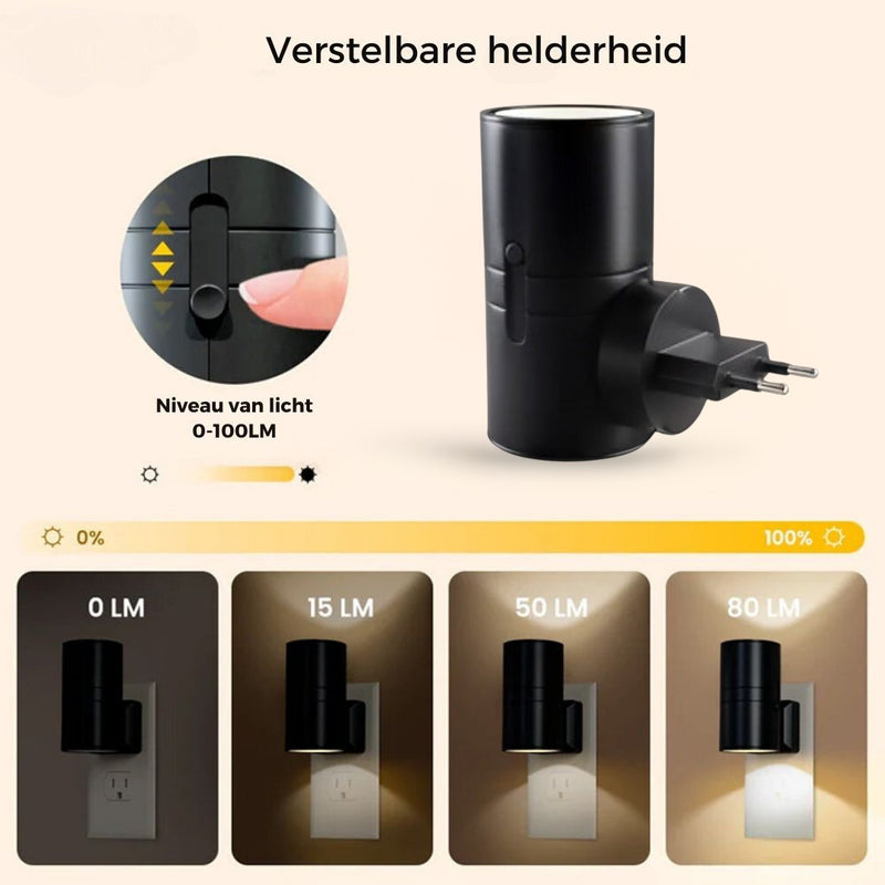 LumeBright – Moderne wandlamp met verstelbaar licht en slimme sensor