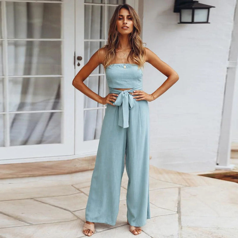 Lia - Elegante jumpsuit met verstelbare taille