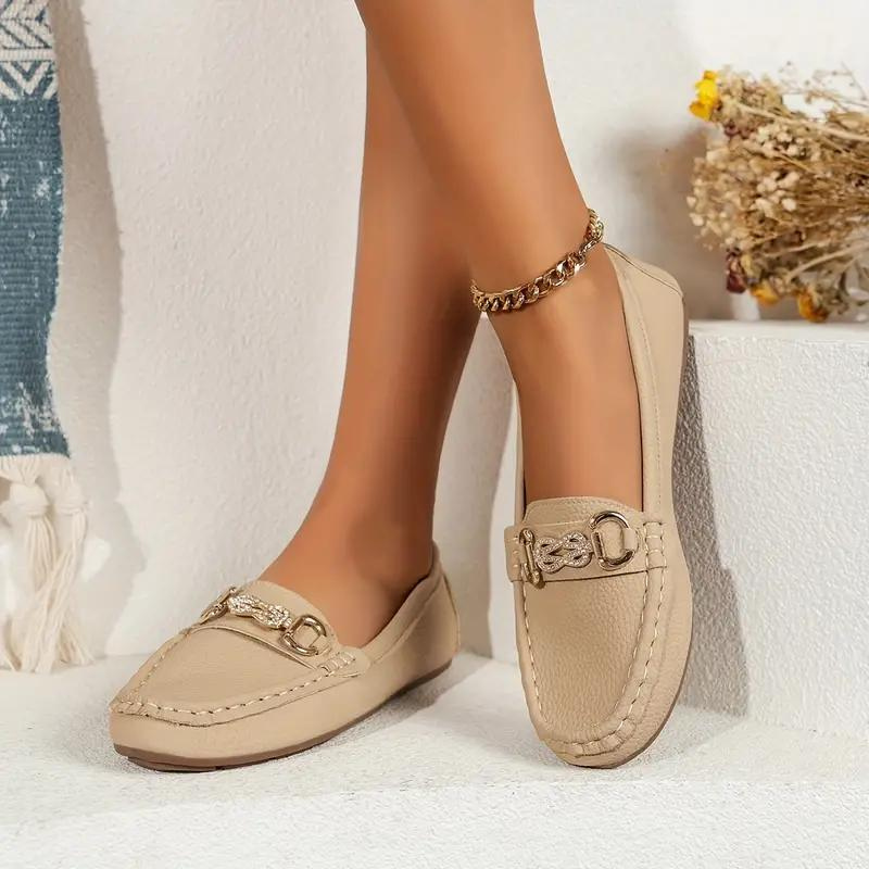 Liana – Strakke loafers met ronde neus en eenvoudige instappasvorm