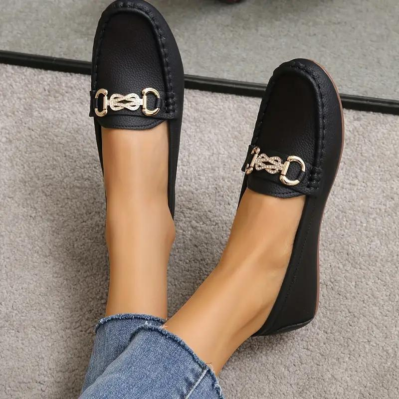 Liana – Strakke loafers met ronde neus en eenvoudige instappasvorm