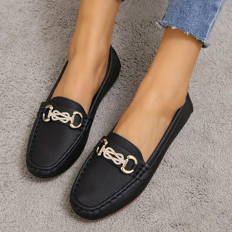 Liana – Strakke loafers met ronde neus en eenvoudige instappasvorm