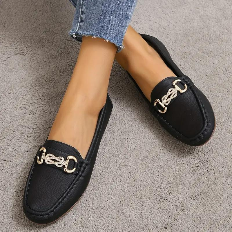 Liana – Strakke loafers met ronde neus en eenvoudige instappasvorm
