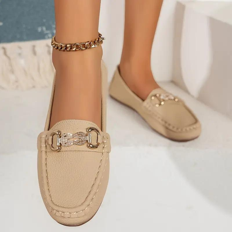 Liana – Strakke loafers met ronde neus en eenvoudige instappasvorm
