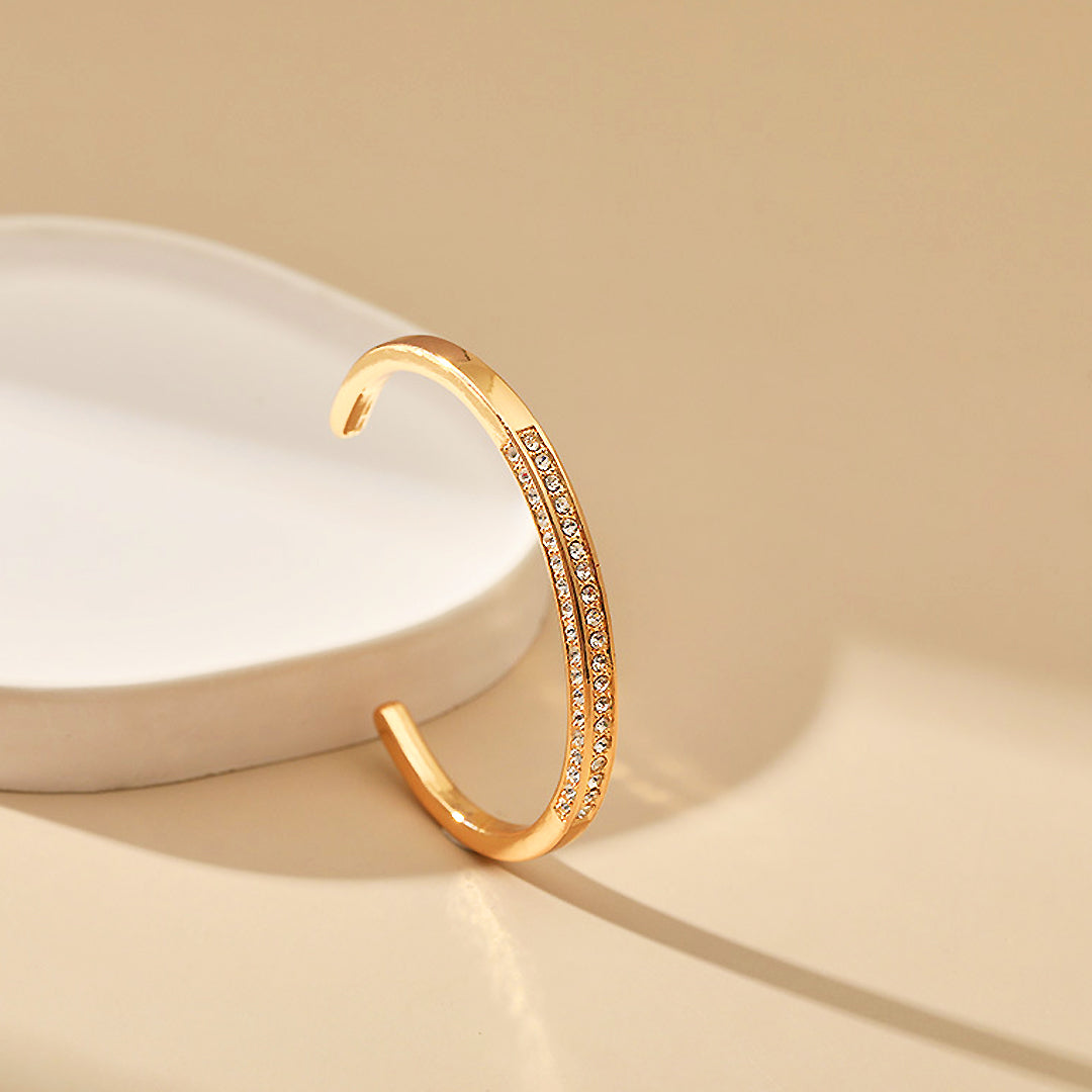 Luna - Elegante armband met fonkelende strassteentjes voor een geraffineerde look