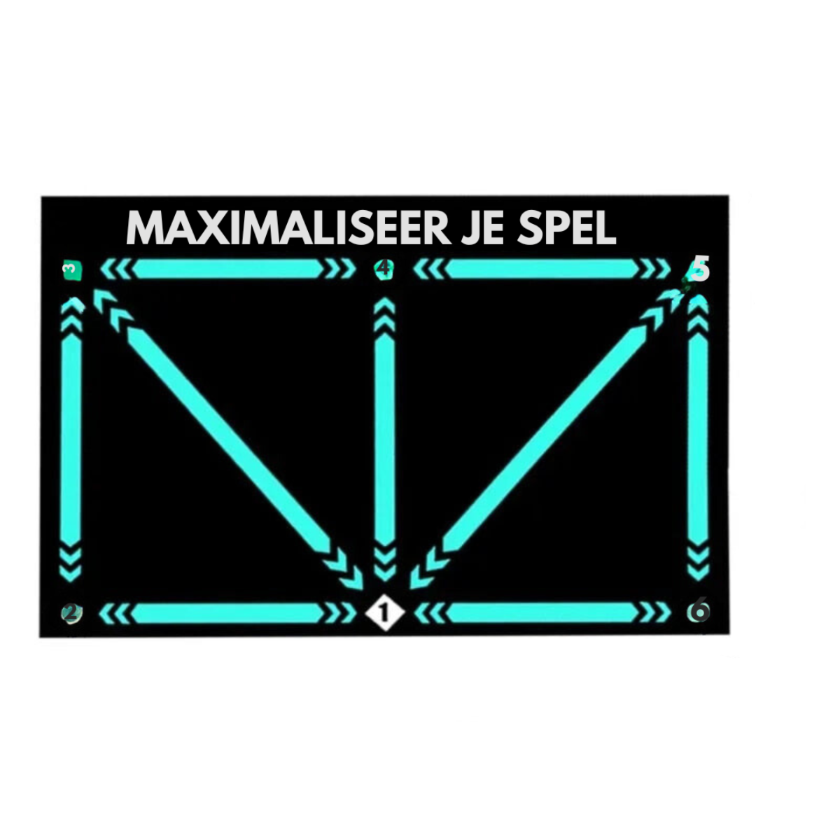 MasterTrack - Duurzame vaardigheidsmat voor intensieve voetbaltraining