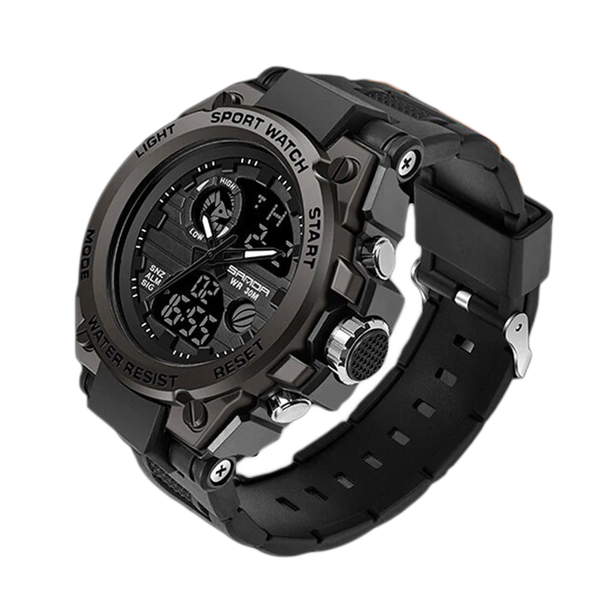 William - Militair geïnspireerd horloge met robuuste stijl en veelzijdige functies