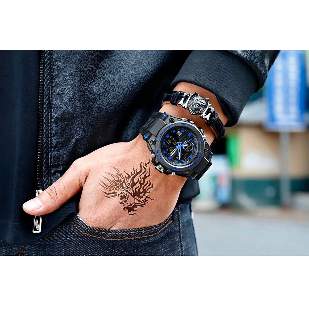 William - Militair geïnspireerd horloge met robuuste stijl en veelzijdige functies