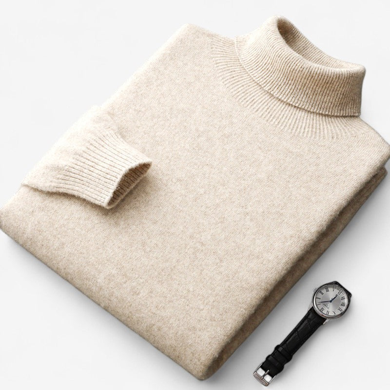 Arjan – Slim Fit Turtleneck Trui met Lange Mouwen