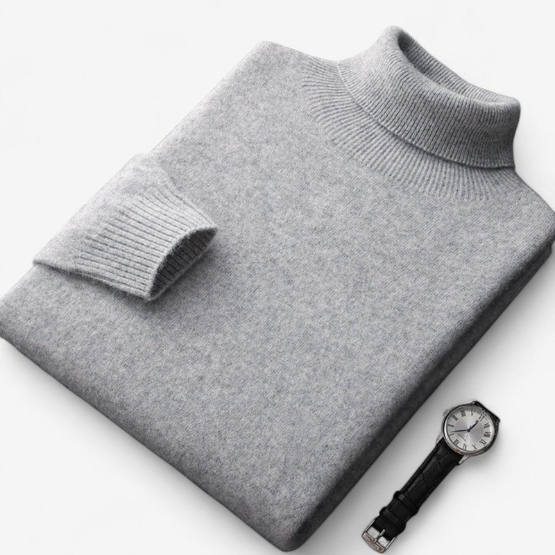 Arjan – Slim Fit Turtleneck Trui met Lange Mouwen