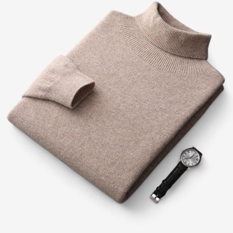 Arjan – Slim Fit Turtleneck Trui met Lange Mouwen